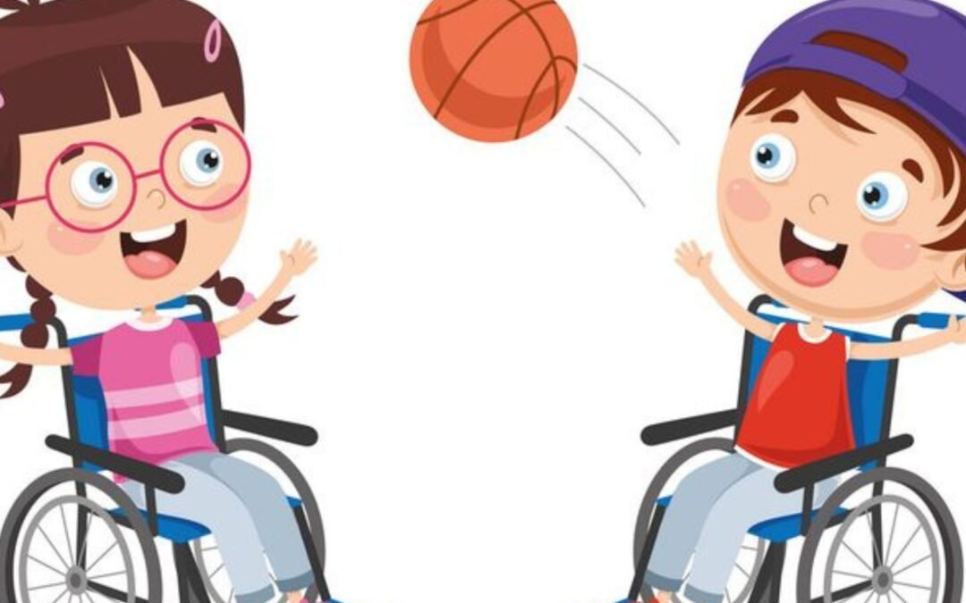 Active moving game for disabled kids